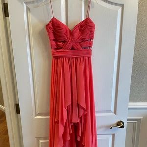 Gorgeous fun coral dress